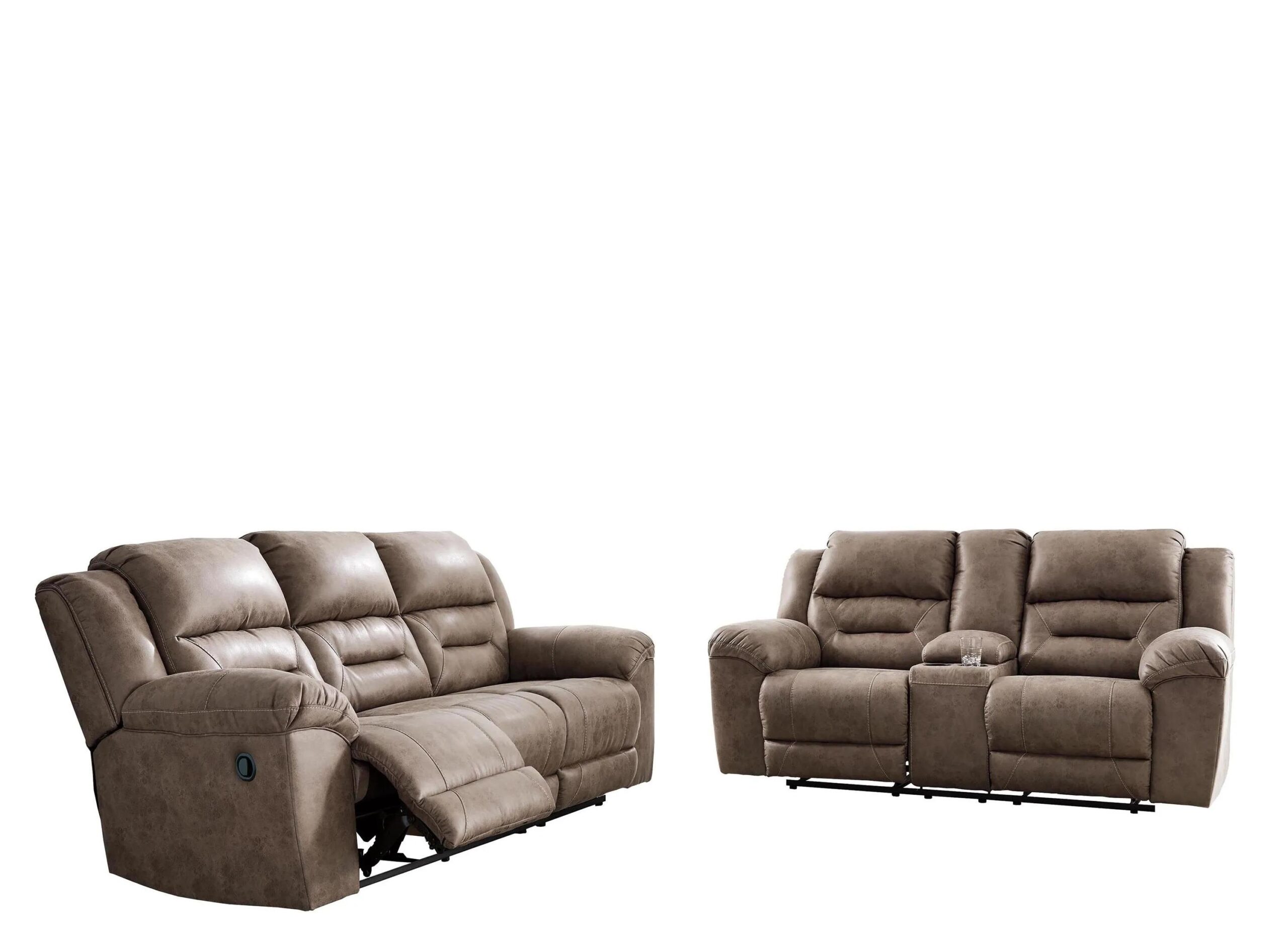 Stoneland Reclining Sofa and Loveseat