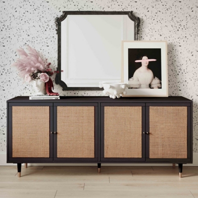 TOV Funiture Sierra Sideboard , Black/Brown