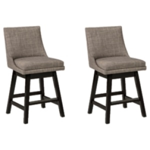 Tallenger 2-Piece Bar Stool, Light Gray