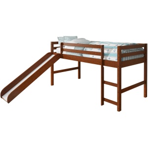 Tent Low Loft Bed with Slide