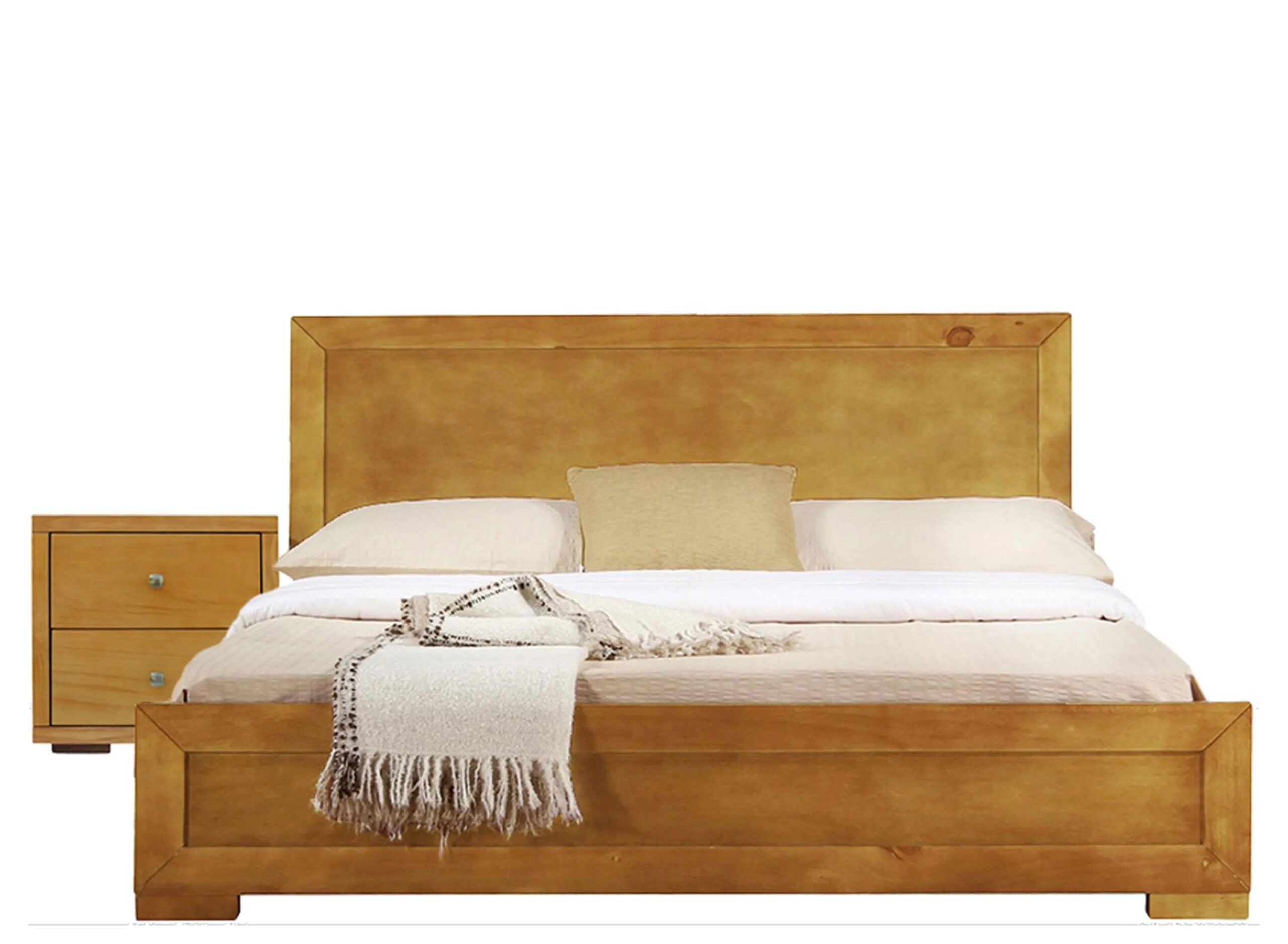 Trent Platform Bed with 1 Nightstand