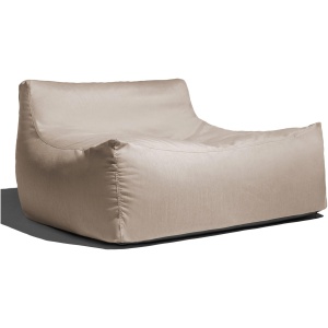 Veridiana Outdoor Bean Bag Loveseat / Modern Patio Sofa