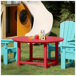 Westin Furniture Laguna Kids Outdoor Round Dining Table, Red