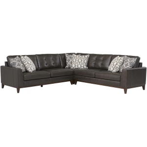 Wheaton Leather 3-pc. Sectional