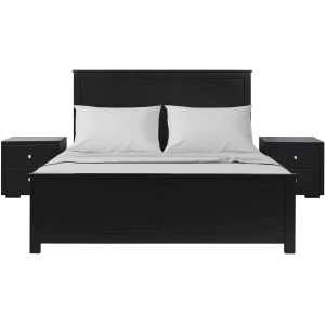 Winston Platform Bed with 2 Nightstands