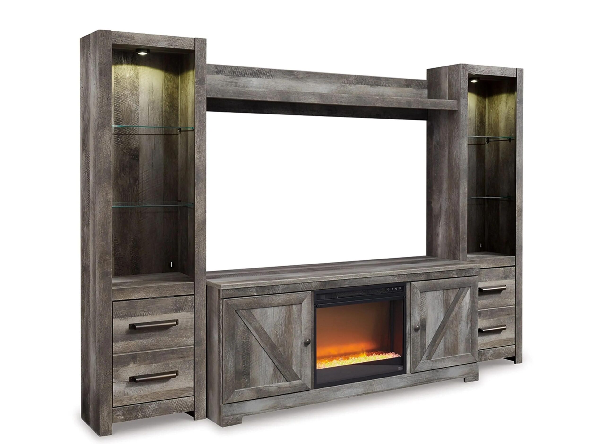 Wynnlow 4-pc. Entertainment Center & Fireplace