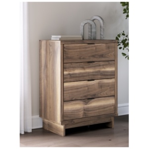 Zadilyn 4 Drawer Chest of Drawers, Brown