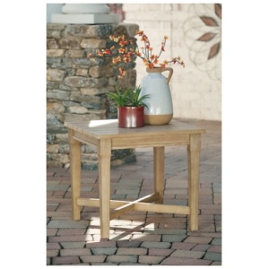 Carter Hall Outdoor End Table, Beige