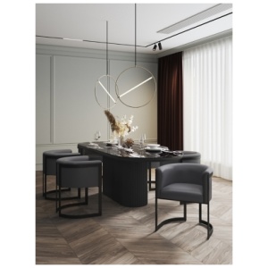 Corso Dining Chair, Gray