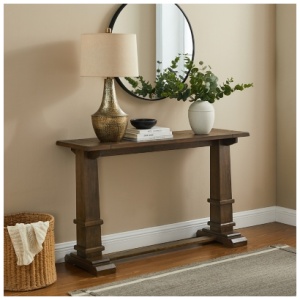 Crosley Furniture Joanna Console Table, Dark Oak