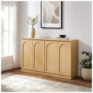 Crosley Furniture Marco Sideboard, Natural