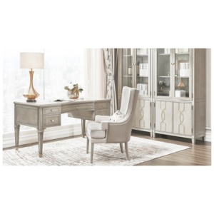 Dauphin 59" Executive Desk, Gray