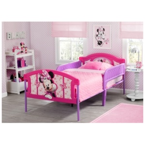 Delta Children Minnie Twin 3D Bed, Pink
