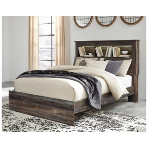 Drystan Queen Bookcase Bed, Multi