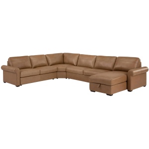 Harley 5-pc. Leather Sectional