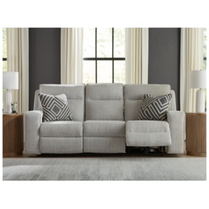 Jasperson Next-Gen Nuvella™ Performance Fabric Dual Power Reclining Sofa, Stone