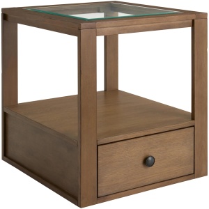 Kaywood Glass Top End Table