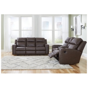 Lavenhorne Sofa and Loveseat, Umber