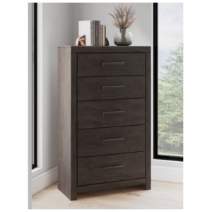 Prendonea Chest of Drawers, Charcoal