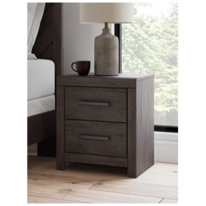 Prendonea Nightstand, Charcoal