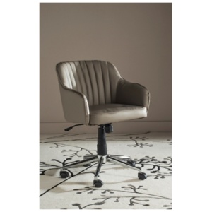 Safavieh Hilda Home Office Desk Chair, Gray