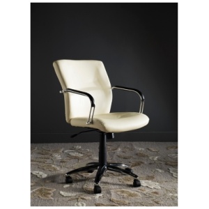 Safavieh Lysette Home Office Desk Chair, Cream