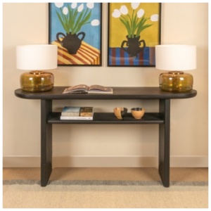 Storied Home Console Table, Black