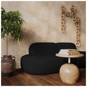 TOV Furniture Broohah Sofa, Black