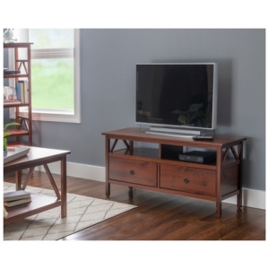 Titan 44" TV Stand, Antique Tobacco Brown