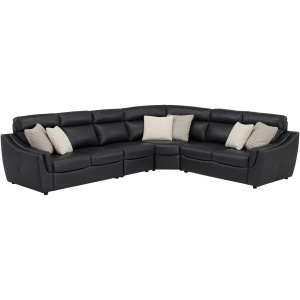 Warner 4-pc. Leather Sectional
