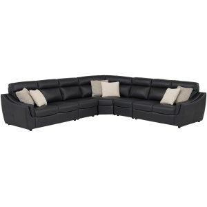 Warner 5-pc Leather Sectional