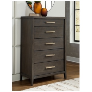 Westonfort 5 Drawer Chest of Drawers, Espresso