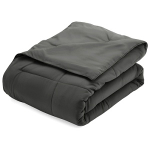 iEnjoy Home Microfiber King/California King Premium Down Alternative Comforter, Charcoal