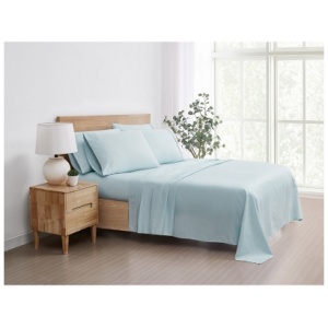 5th Avenue Lux 3-Piece King Sheet Set, Light Blue