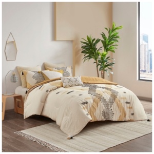 Arizona Full/Queen 3 Piece Comforter Set, Yellow