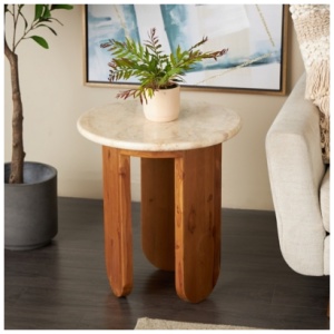 Bayberry Lane Accent End Table, Brown