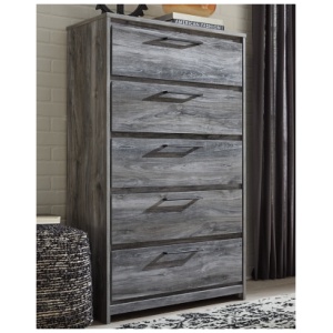 Baystorm 5 Drawer Chest of Drawers, Gray