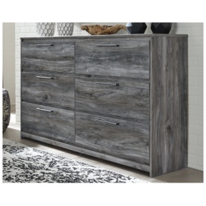 Baystorm 6 Drawer Dresser, Gray