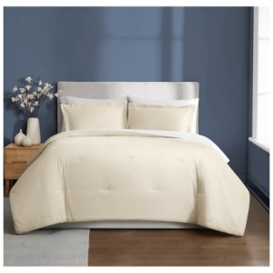 Brooklyn Loom Essential 3-Piece King Comforter Set, Natural