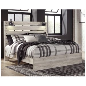 Cambeck King Panel Bed, Whitewash