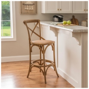 Cara Bar Height Bar Stool, Gray