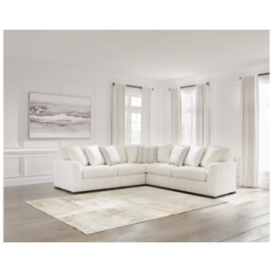 Chessington 3-Piece Sectional, Ivory