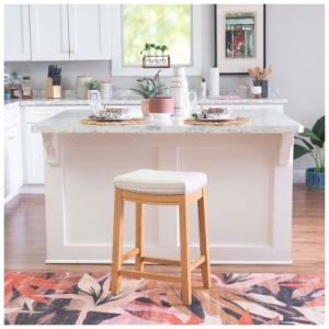 Claridge Counter Height Bar Stool , Rustic Brown