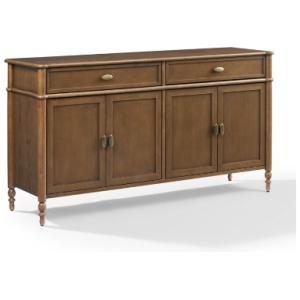 Crosley Furniture Katia Sideboard, Driftwood/Brown