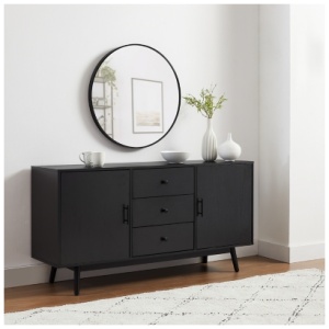 Crosley Furniture Lucas Sideboard, Black