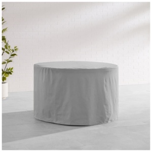 Crosley Furniture Outdoor Round Dining Table Furniture Cover, Gray