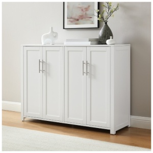 Crosley Furniture Savannah Rectangle Sideboard, White
