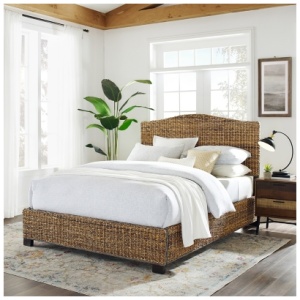 Crosley Furniture Serena King Platform Bed, Brown