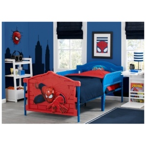 Delta Children Spider-Man Twin 3D Bed, Blue