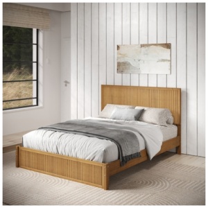 Donco Kids Metropolitan Full Platform Bed, Urban Oak